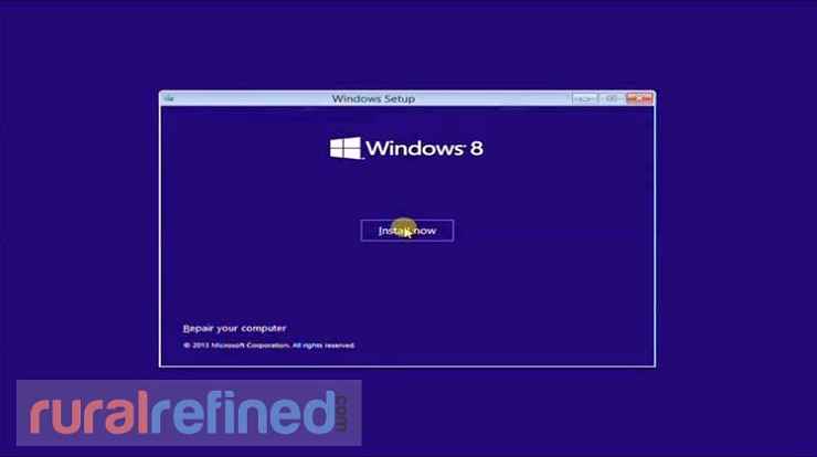 windows 8 install now pc