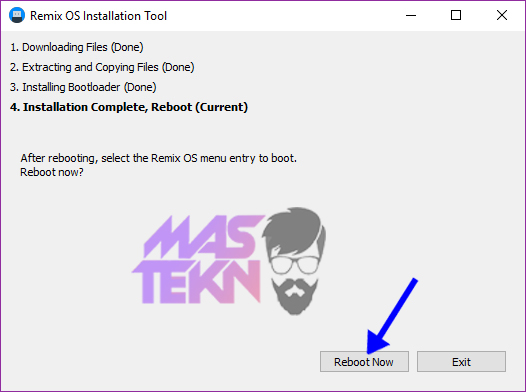 Cara Install Remix OS di Komputer Tanpa Flashdisk