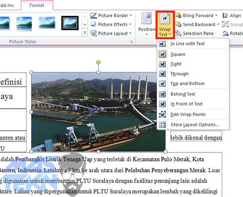 Cara Mudah Memasukkan Gambar pada Microsoft Word 5