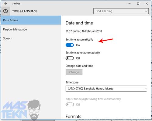 Cara Mudah Memperbaiki Jam dan Tanggal yang Salah di Windows 10 Ampuh 3