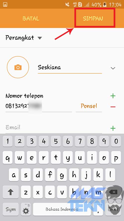 cara mudah menambahkan teman di whatsapp dengan nomor telepon 9
