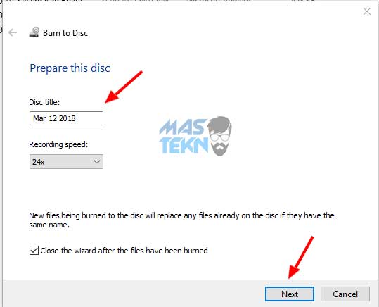 cara burn file ke cd dvd tanpa aplikasi