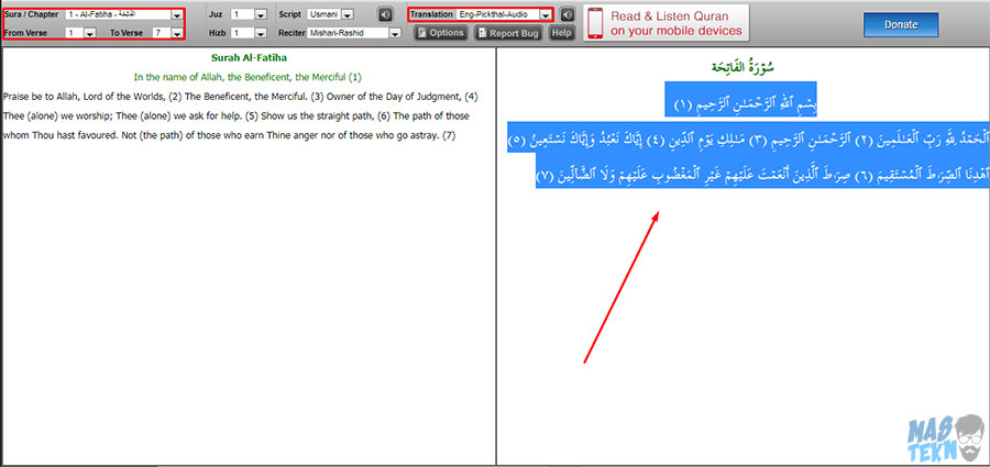 2 cara memasukkan ayat al quran online dan offline termudah 4