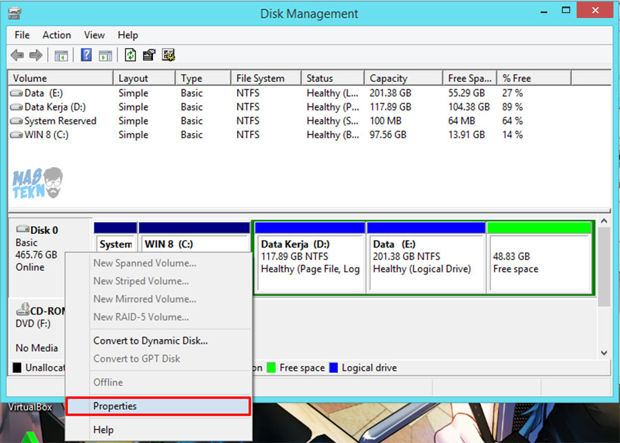 2 cara cek kapasitas harddisk pc laptop windows 7 8 10 4