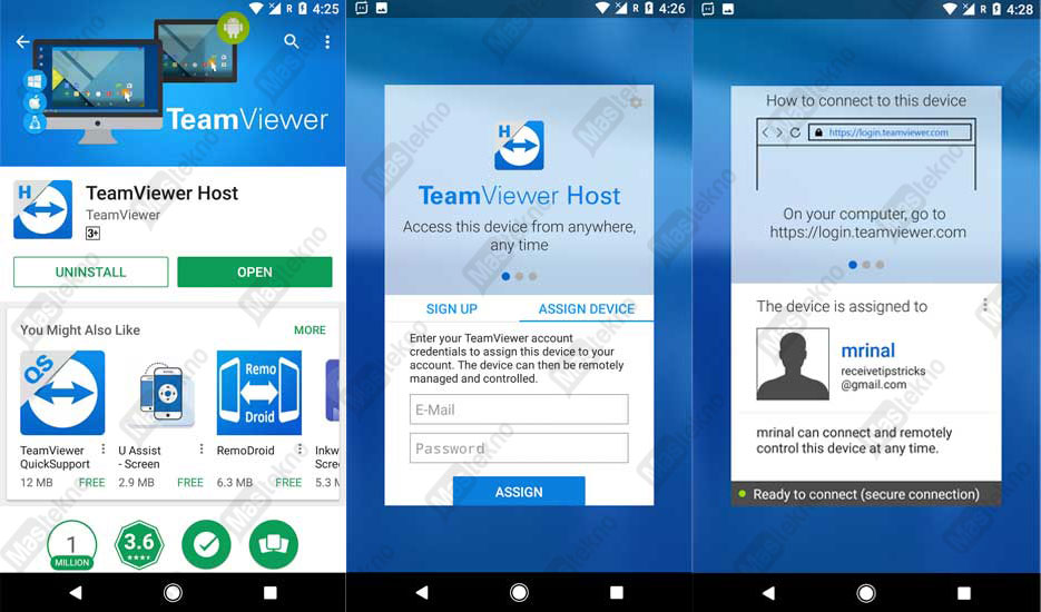 Cara Menghubungkan HP Android ke Laptop Dengan TeamViewer