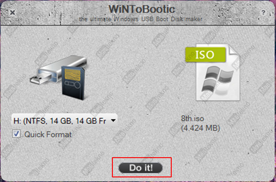 Cara Membuat USB Bootable Dengan WinToBootic