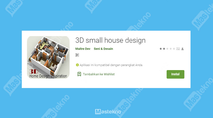 3d small house design