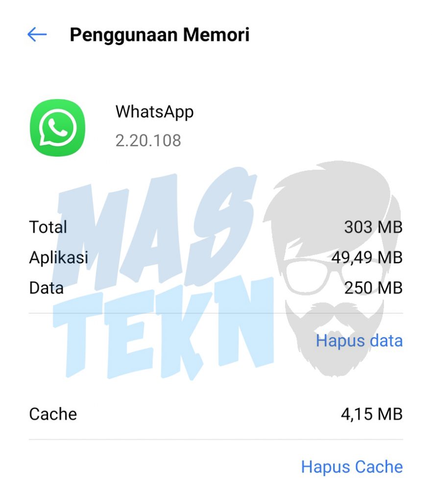clear cache whatsapp