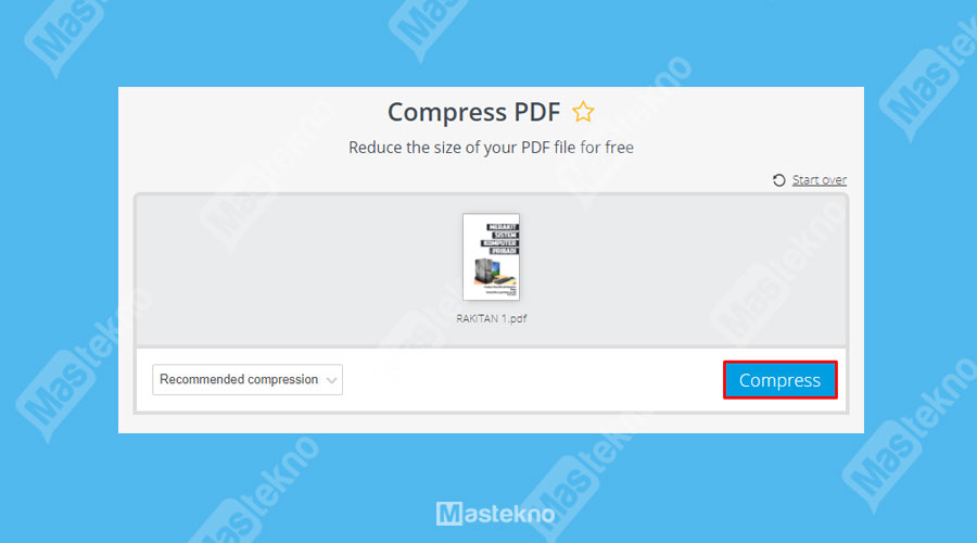 cara kompres pdf di pdfcandy 3