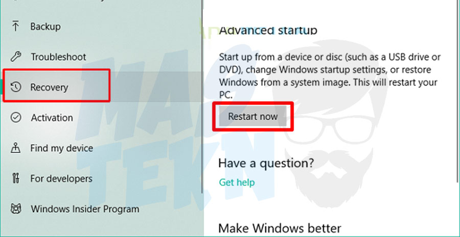 Cara Startup Repair Windows 10
