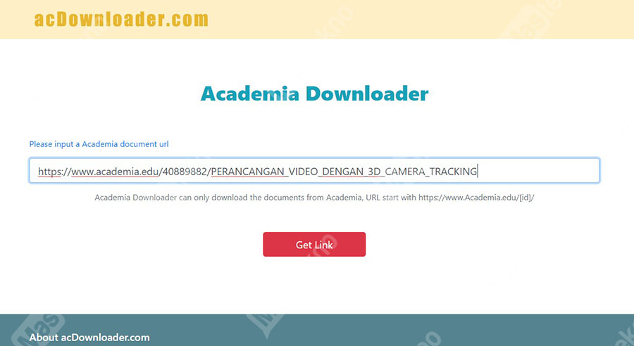 cara download file dokumen di academia
