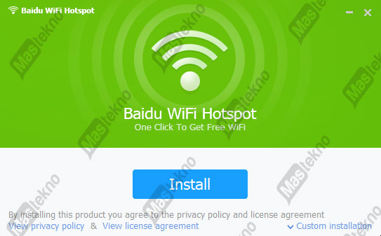 Unduh hotspot WiFi Baidu