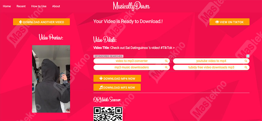 Klik Download MP4 Now