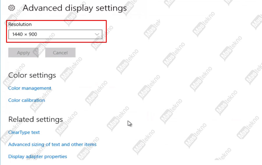 Cara mengubah resolusi layar Windows 10