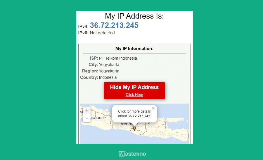 cara mengetahui alamat ip publik